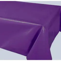 Nappe toile cirée en couleur unie laquée en largeur 140 cm - nortufting